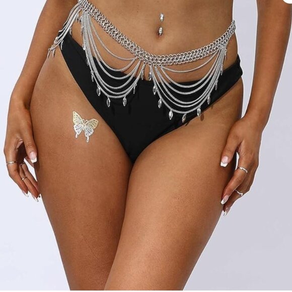 Waist chain beach belly body chains fashion jewelry nightclub accessory